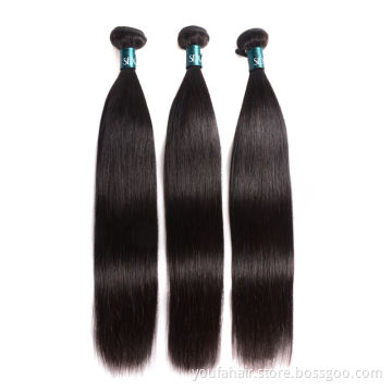 Wholesale Bone Straight Black Human Hair Extensions Raw Unprocessed Vietnamese Double Drawn Virgin Human Hair Bundles Vendor